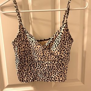 Cheetah crop top